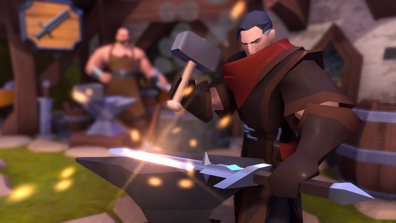 Albion Online guilds clashing in open field combat